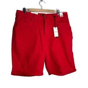 Judy Blue 3XL Red Bermuda Jean Shorts